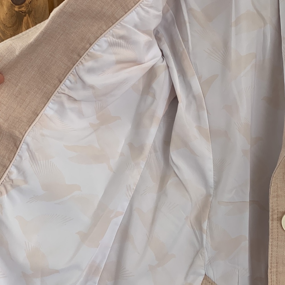 Icone 100% linen light blush blazer size 2 - Picture 6 of 9